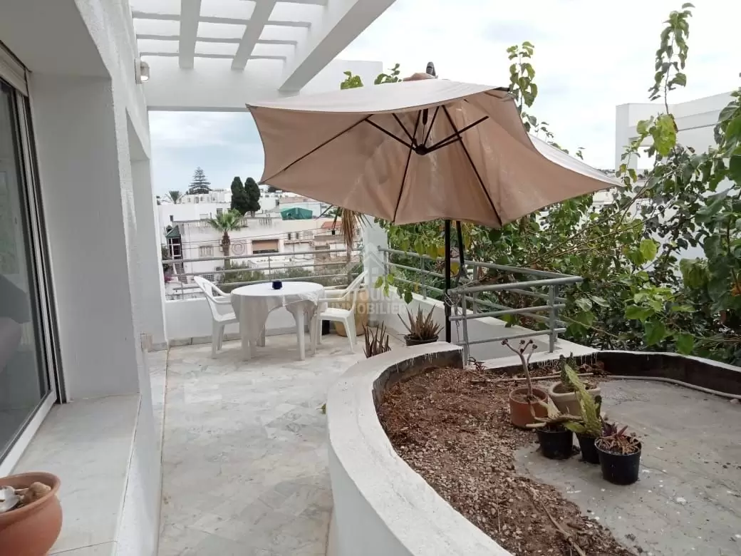A louer un appartement s+3 meublé à la Marsa