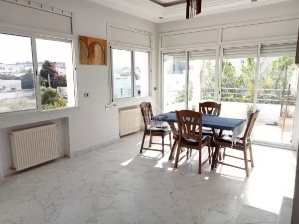 A louer un appartement s+3 meublé à la Marsa
