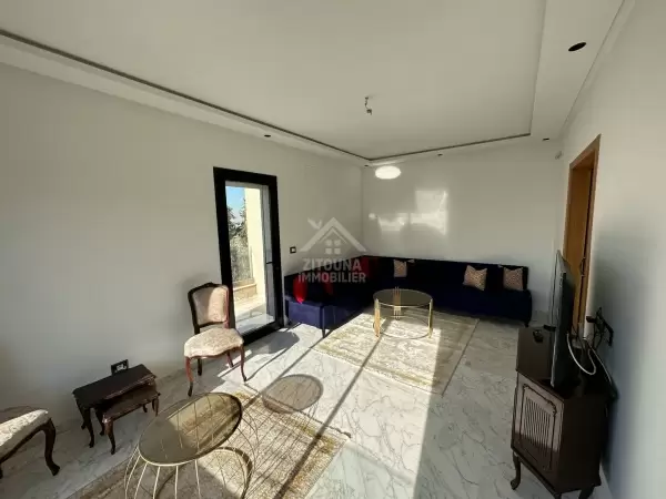 À louer un Charmant appartement meublé à Gammarth