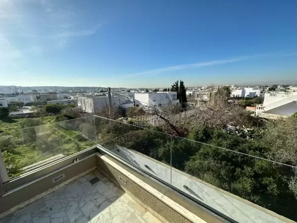 À louer un Charmant appartement meublé à Gammarth