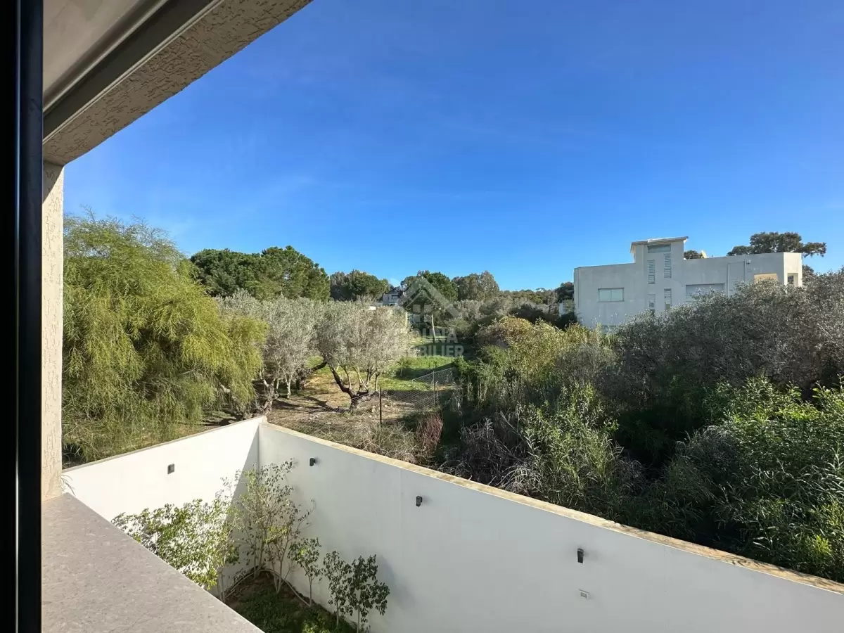 À louer un Charmant appartement meublé à Gammarth