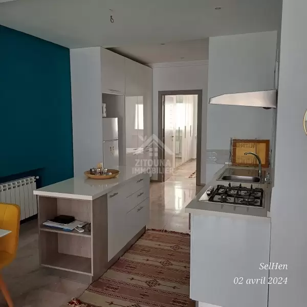 A louer Charmant appartement S+1 Meublé à La Marsa Ville