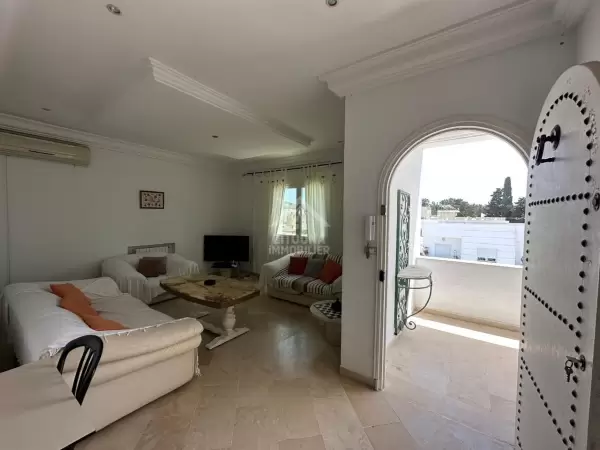 A Louer un appartement S+2 meublé à la Marsa Saada
