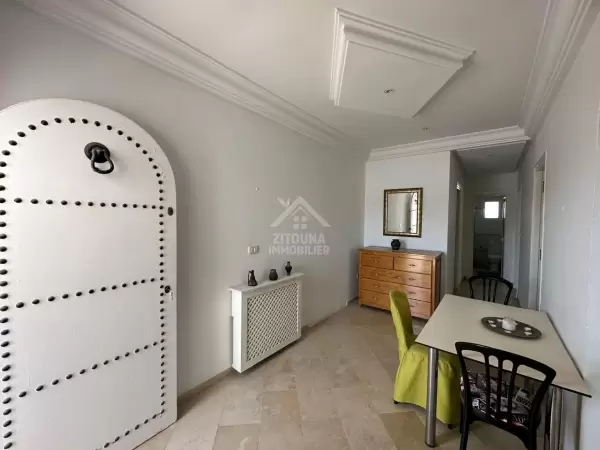 A Louer un appartement S+2 meublé à la Marsa Saada