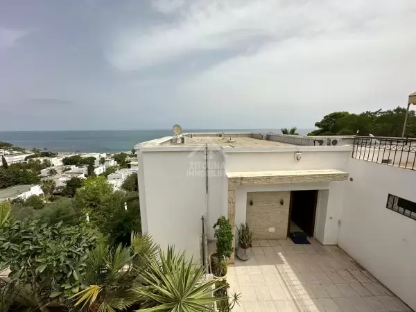 A Louer un appartement avec magnéfique vue sur mer à la Marsa