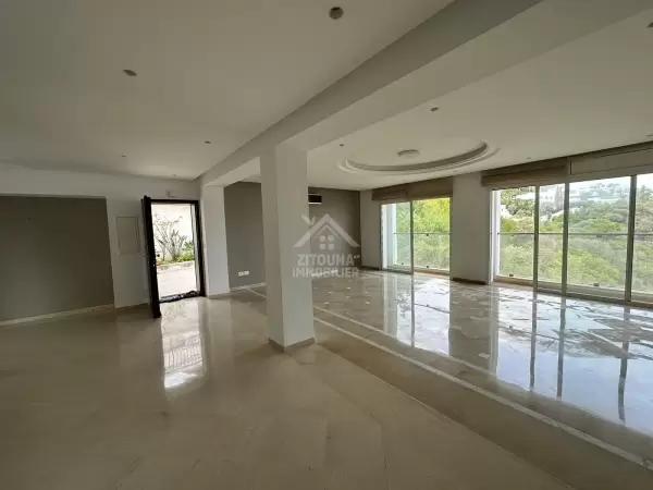A Louer un appartement avec magnéfique vue sur mer à la Marsa