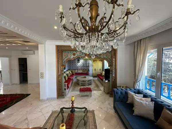 A louer un appartement s+3 meublé à Sidi Bou Said