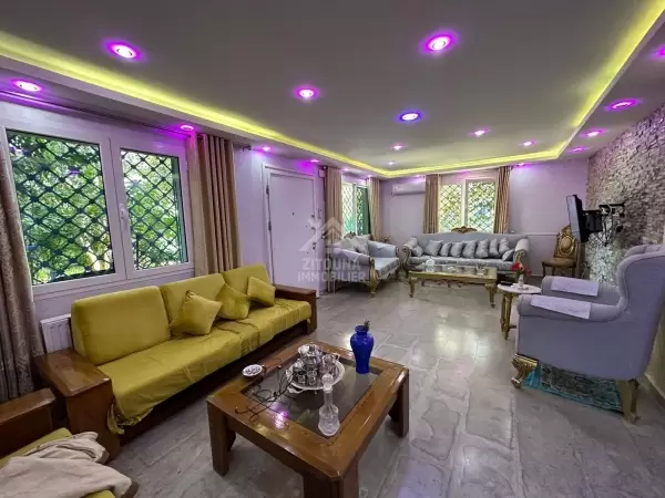A louer un appartement s+1 meublé avec jardin à Sidi Bou Said