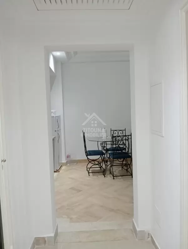 A louer un appartement au RDC à la Marsa plage